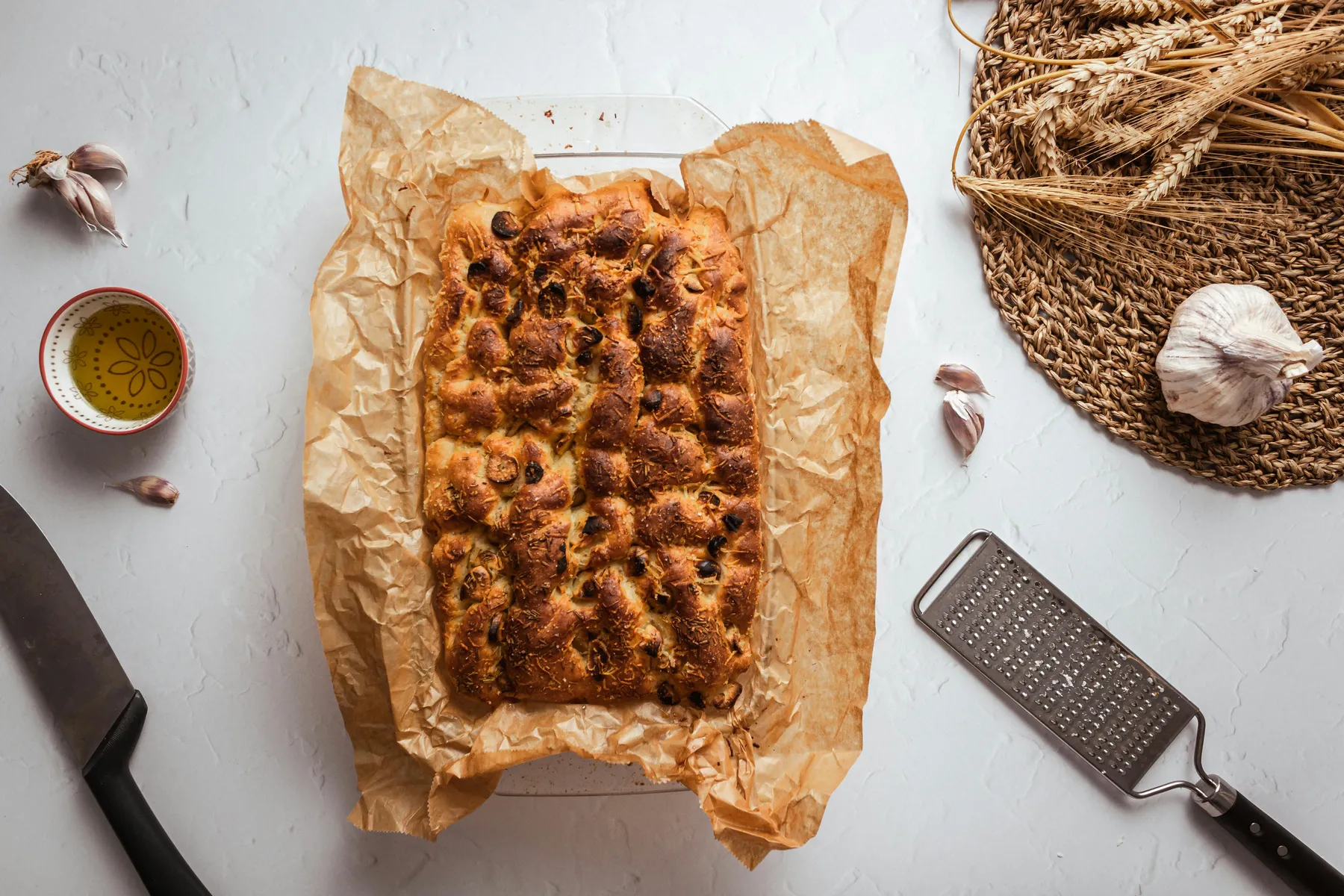 Perfect No-knead Focaccia