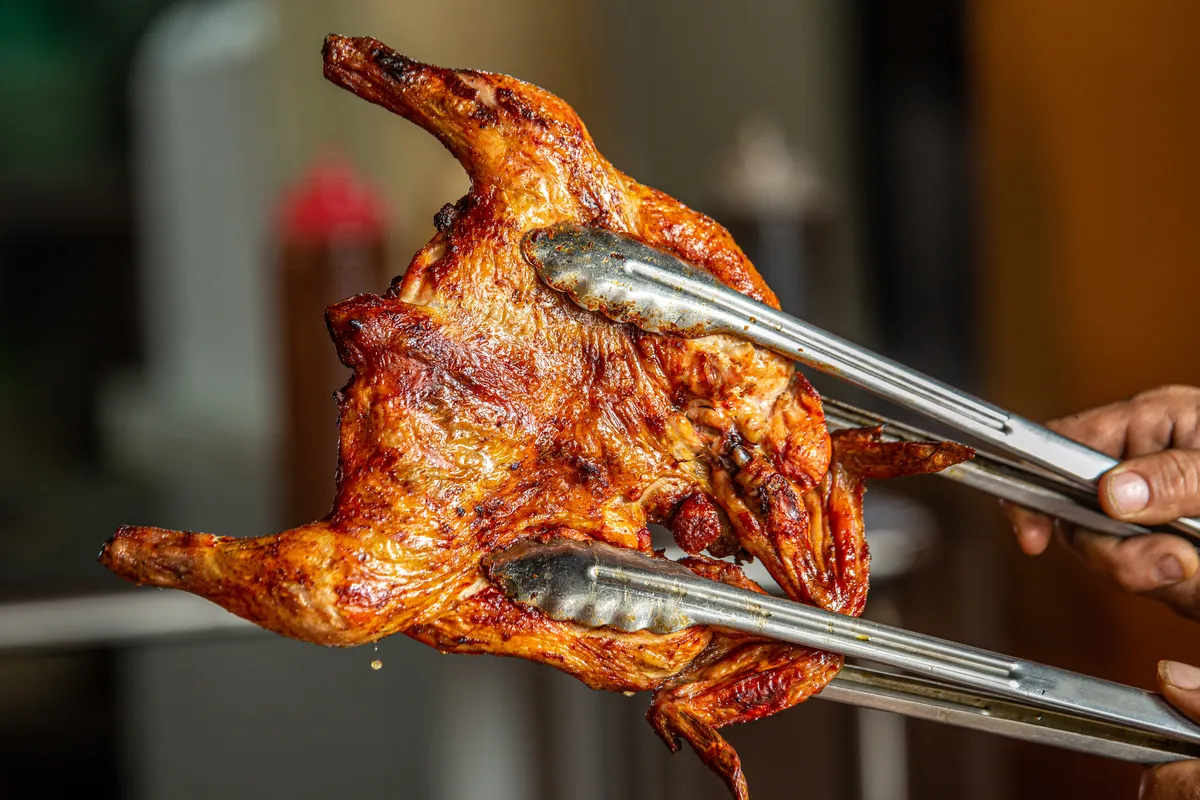 BBQ Chicken — Crispy Skin, Juicy Meat, Two Zones of Fire